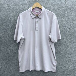 Greg Norman ML75 Play Dry Polo Men's XL, Golf Polo Shirt Activewear Purple Lilac
